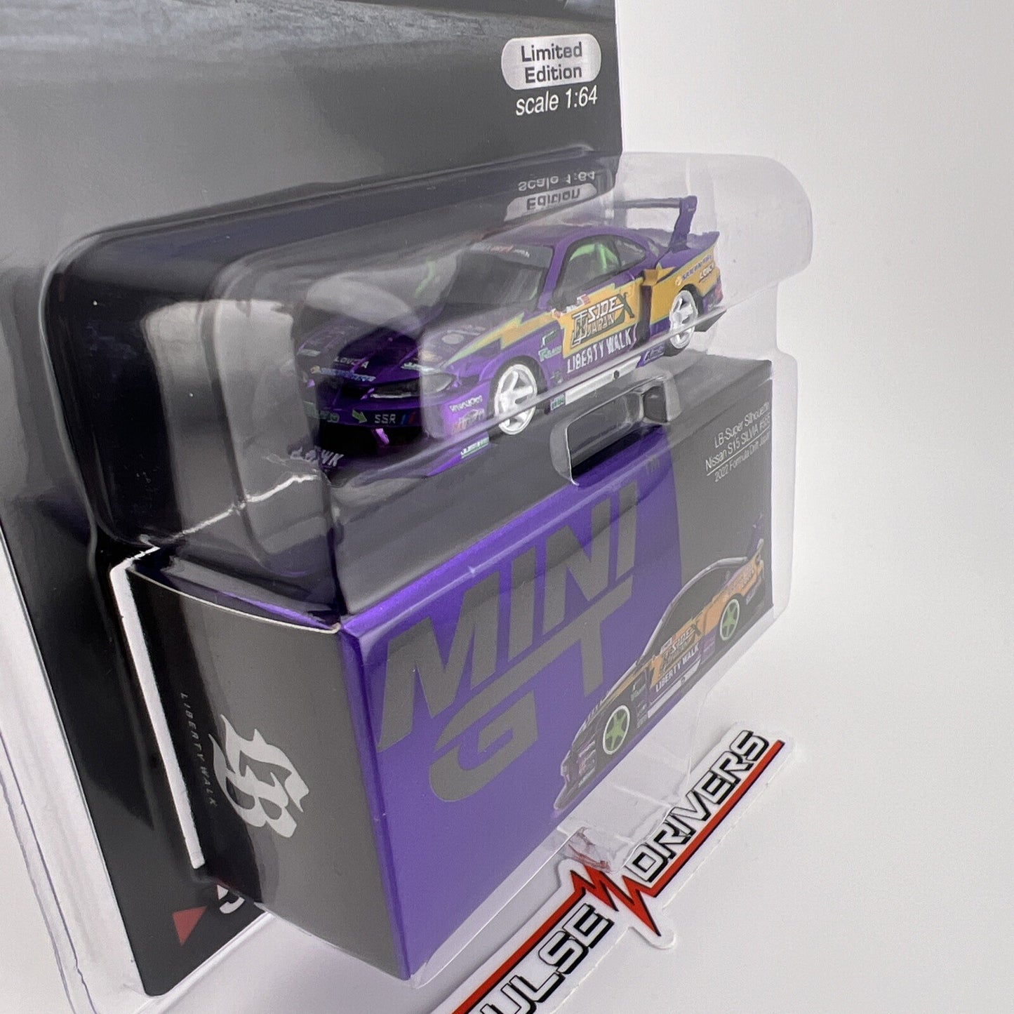 CHASE Nissan Silvia (S15) LB Super Silhouette Works Purple Mini GT 005765