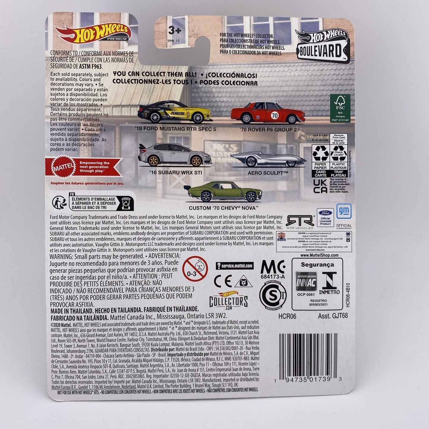 Aero Sculpt Silver Hot Wheels Boulevard 64 in Protector5