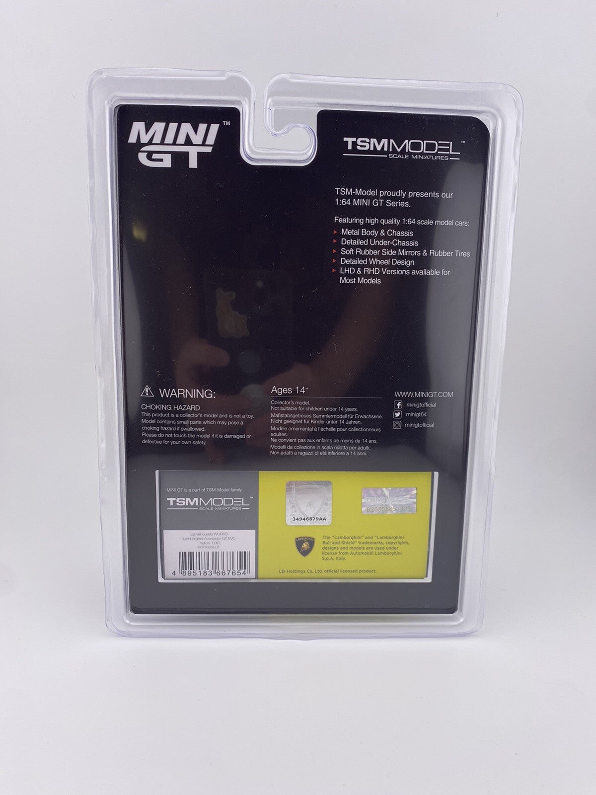 LBWK Packaging Lamborghini Aventador EVO LBWK Mini GT MGT 006392
