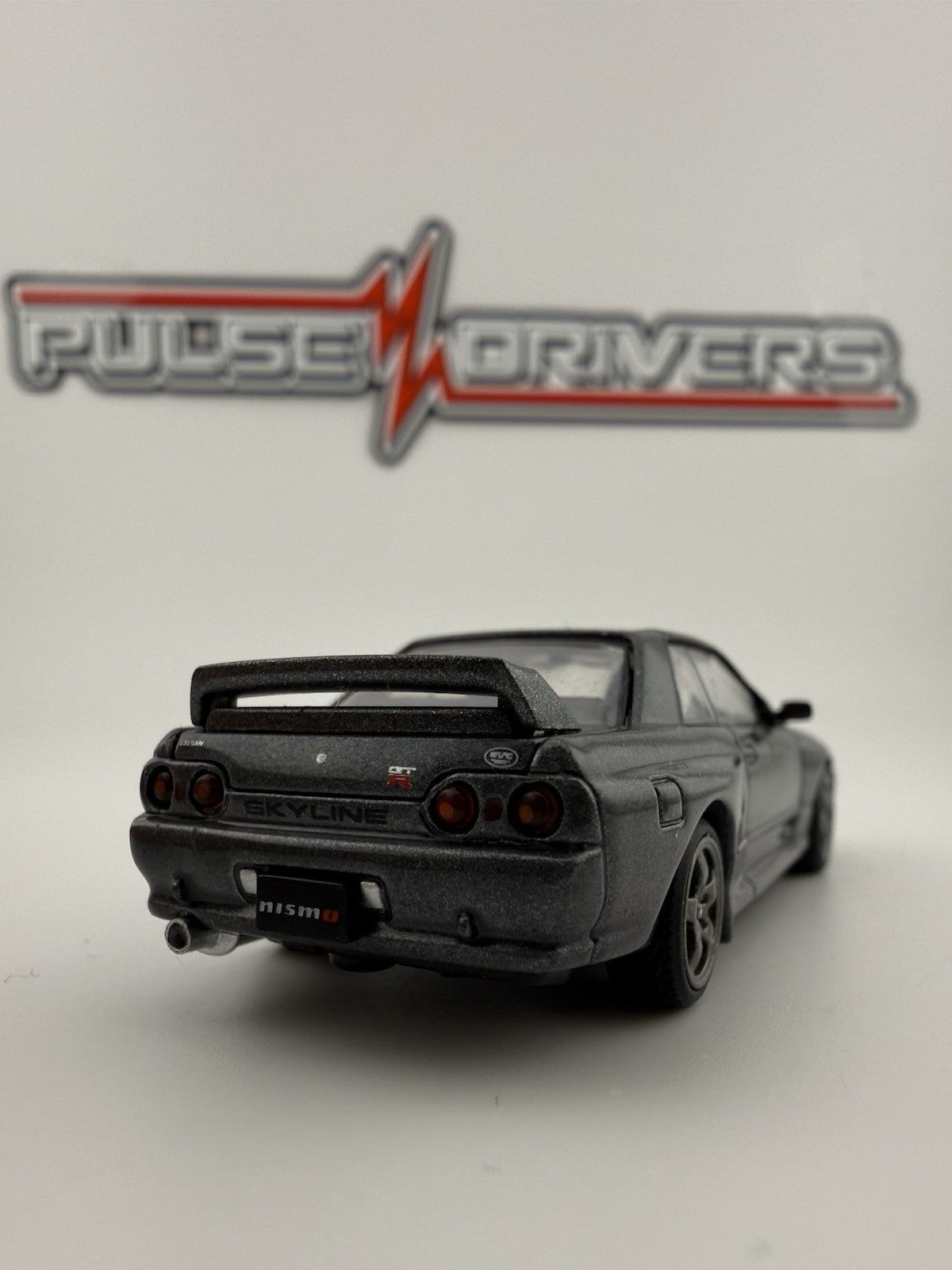 Nissan GTR R32 Gun Grey Metallic POPRACE PR64 0101 Open Box8