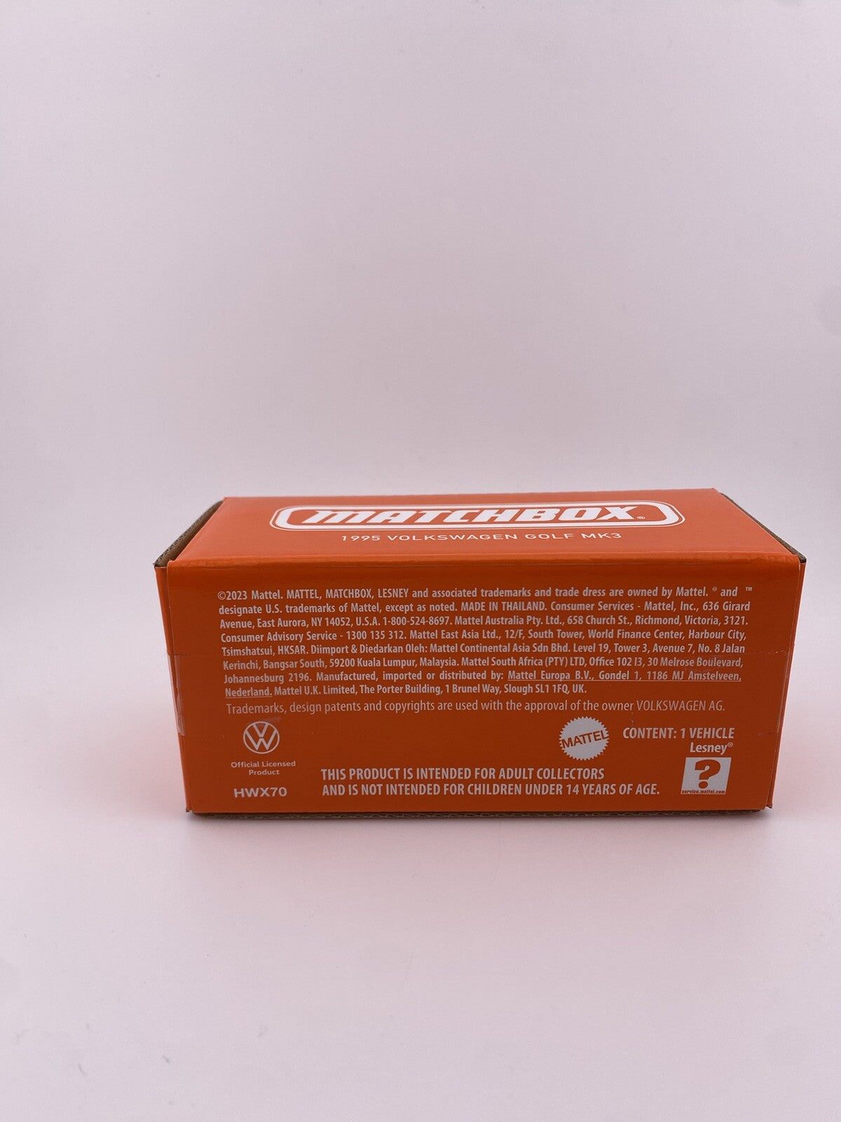 1995 Volkswagen Golf MK3 Multicolor Matchbox COLS 2024 T21A Open Box8