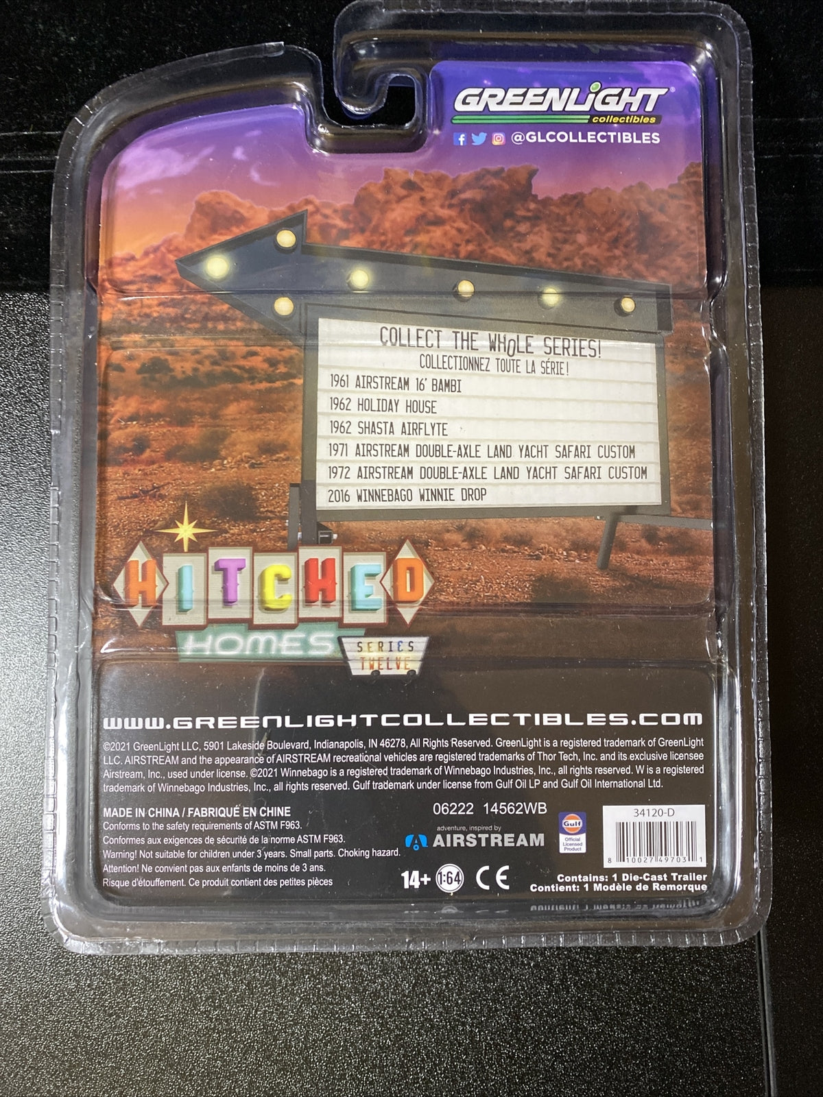Greenlight 2016 Winnebago Winnie Drop Trailer Hitched Homes Series 127