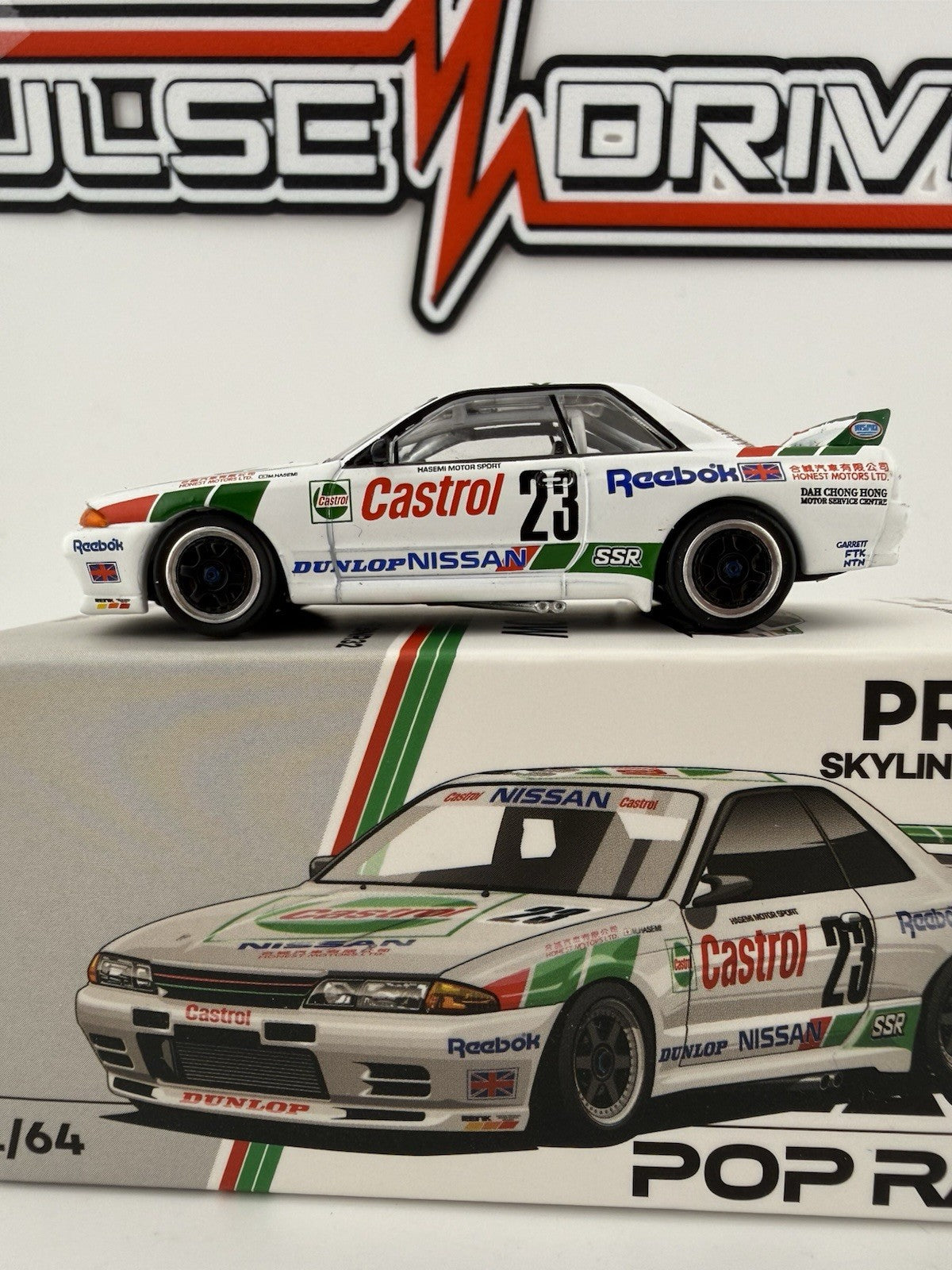 Nissan Skyline GT-R BNR32 #23 Winner 1990 Macau Guia Race Pop Race PR640194 Open3