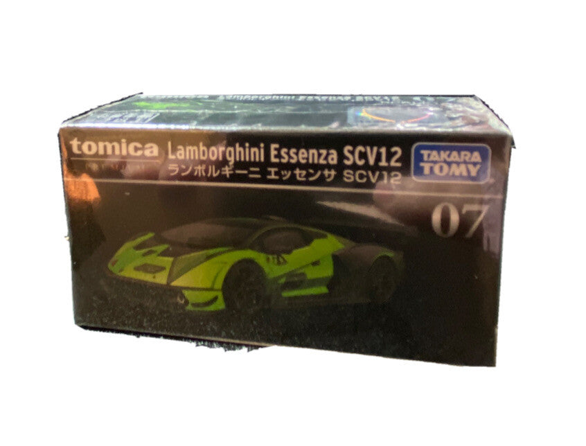 Tomica Premium Lamborghini Essenza SCV 12 Takara Tomy Green0