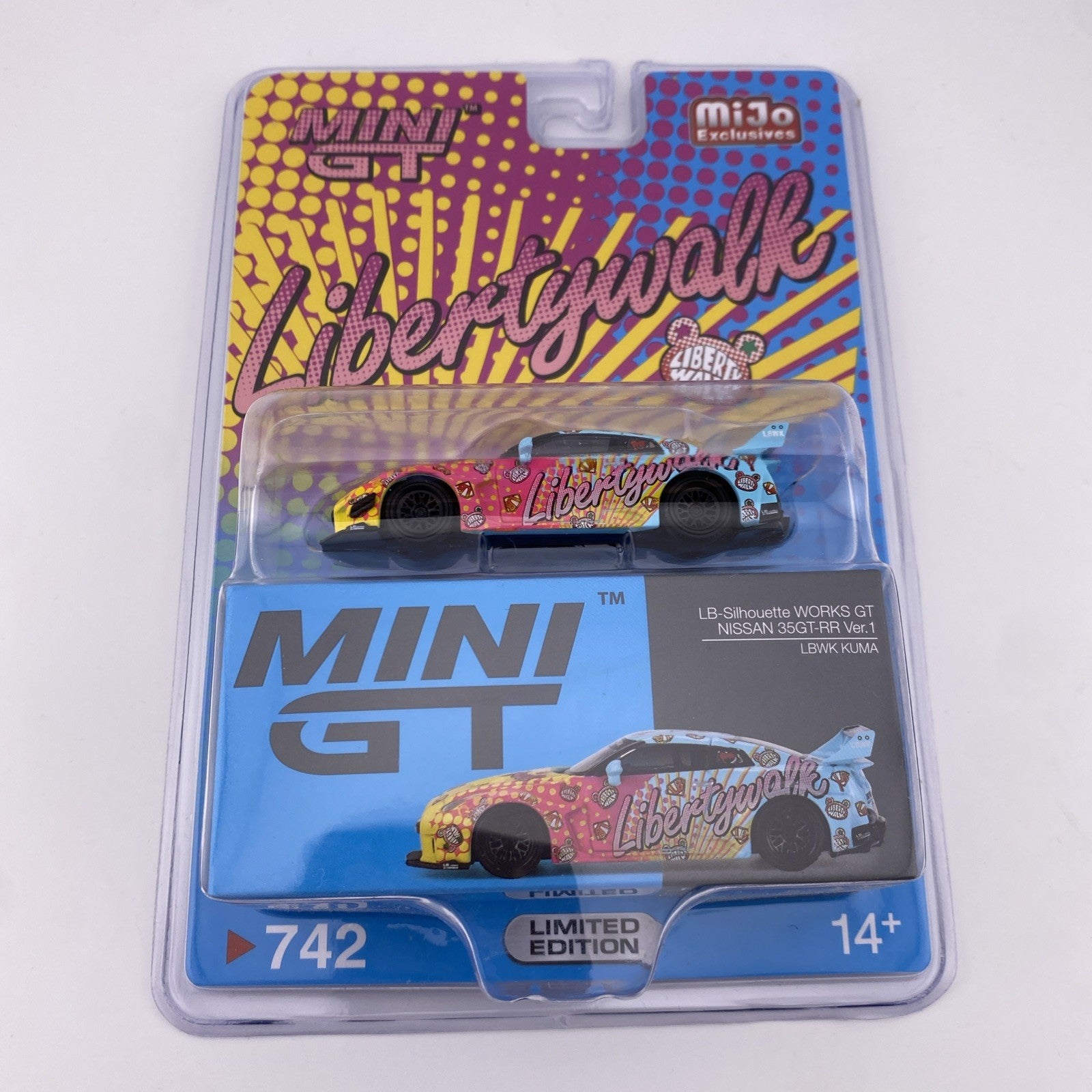 LB Silhouette Works GT Nissan 35GT RR Mini GT MGT 00742 LBWK Kuma0