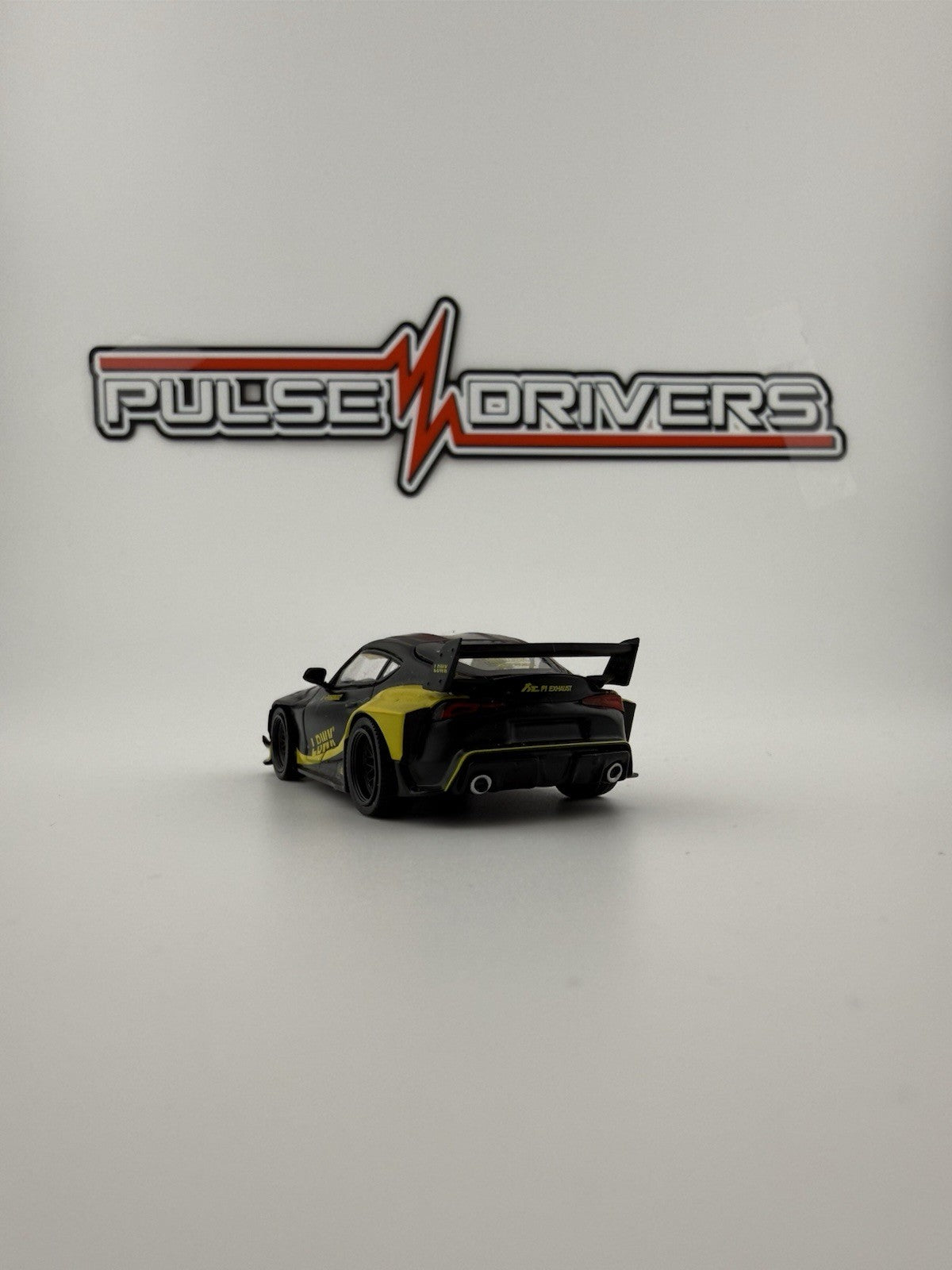Toyota GR Supra LB Works Matte Black   Mini GT MGT 00472   Open Box3