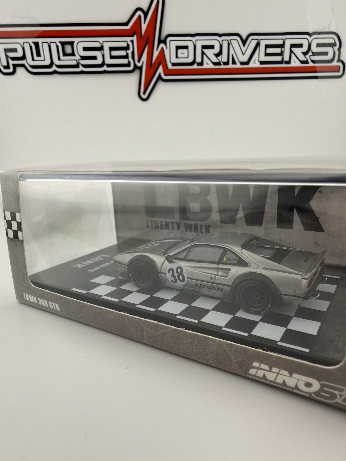 Ferrari 308 GTB LBWK Grey   Inno64 IN64 LBWK308 GREY Sealed4