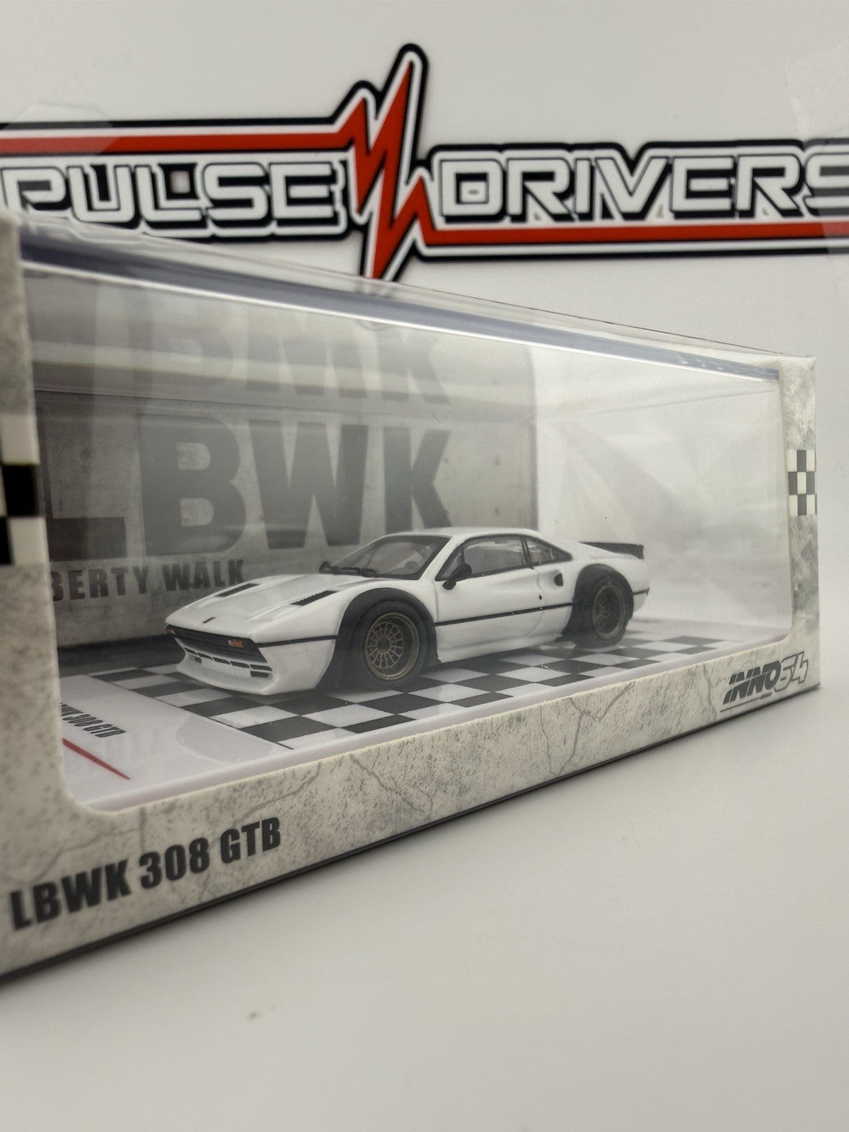 Ferrari  308 GTB LBWK White   Inno64 IN64 LBWK308 WHI Sealed3