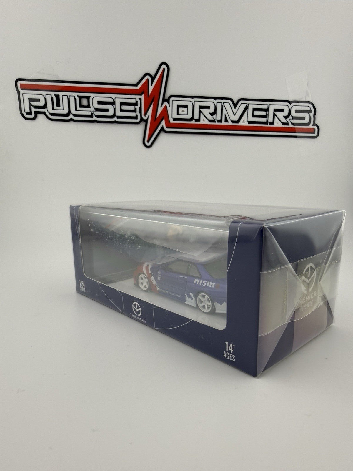 Nissan Skyline GT R (R34) NISMO Red Blue with Figure TimeMicro Sealed1