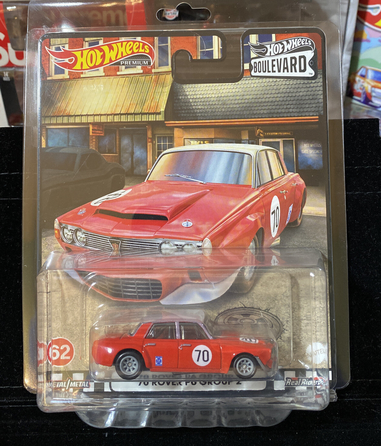 2022 Hot Wheels Premium Boulevard #62   '70 ROVER P6 GROUP 2 in Protector1