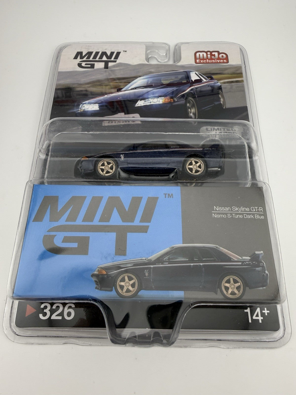 Nissan Skyline GT-R (R32) Dark Blue Mini GT MGT 00326 NISMO S-Tune0