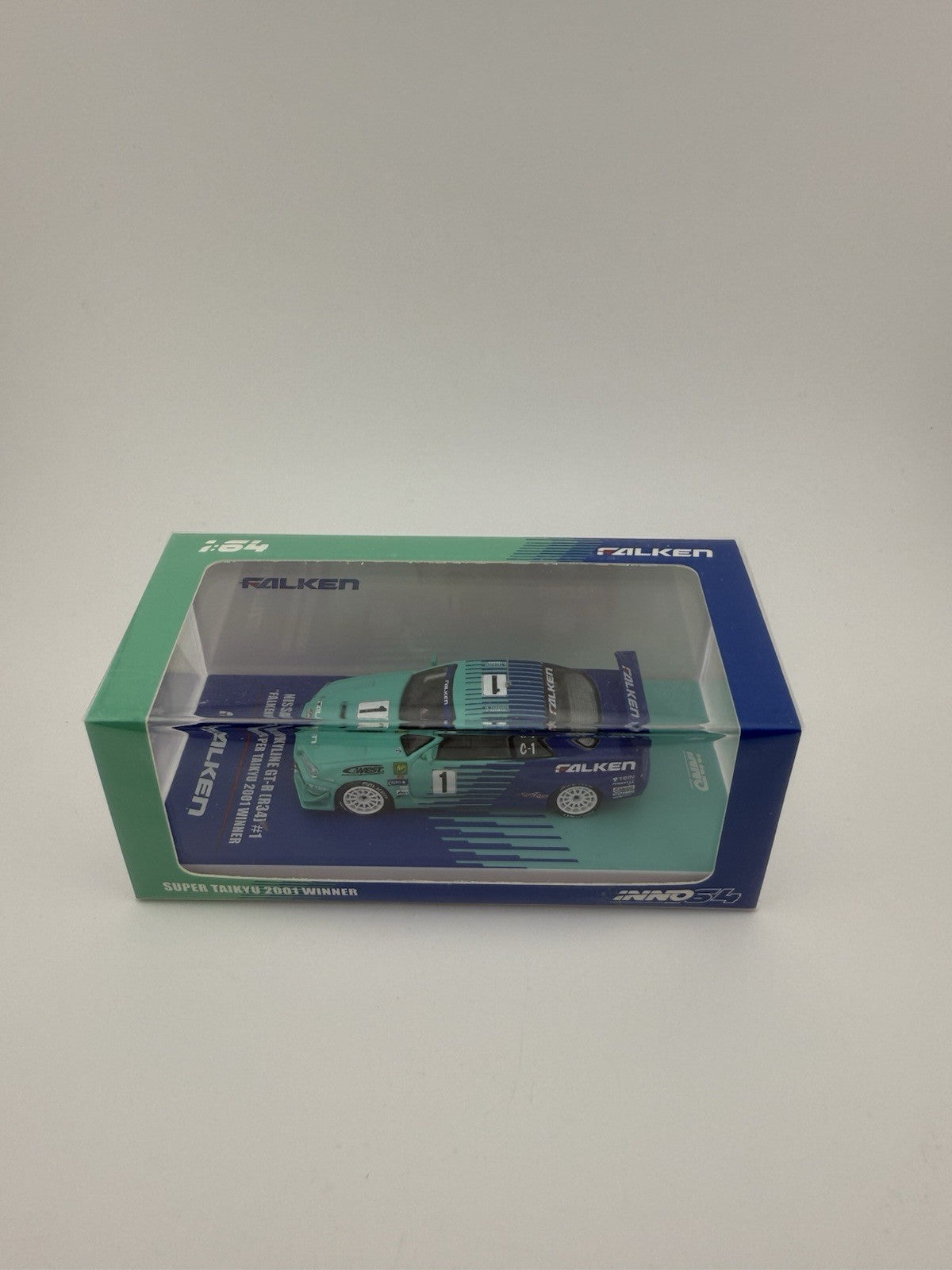 Nissan Skyline GT R R34 INNO64 IN64 R34RA FAL 1 Falken Super Taikyu 2001 Winner1
