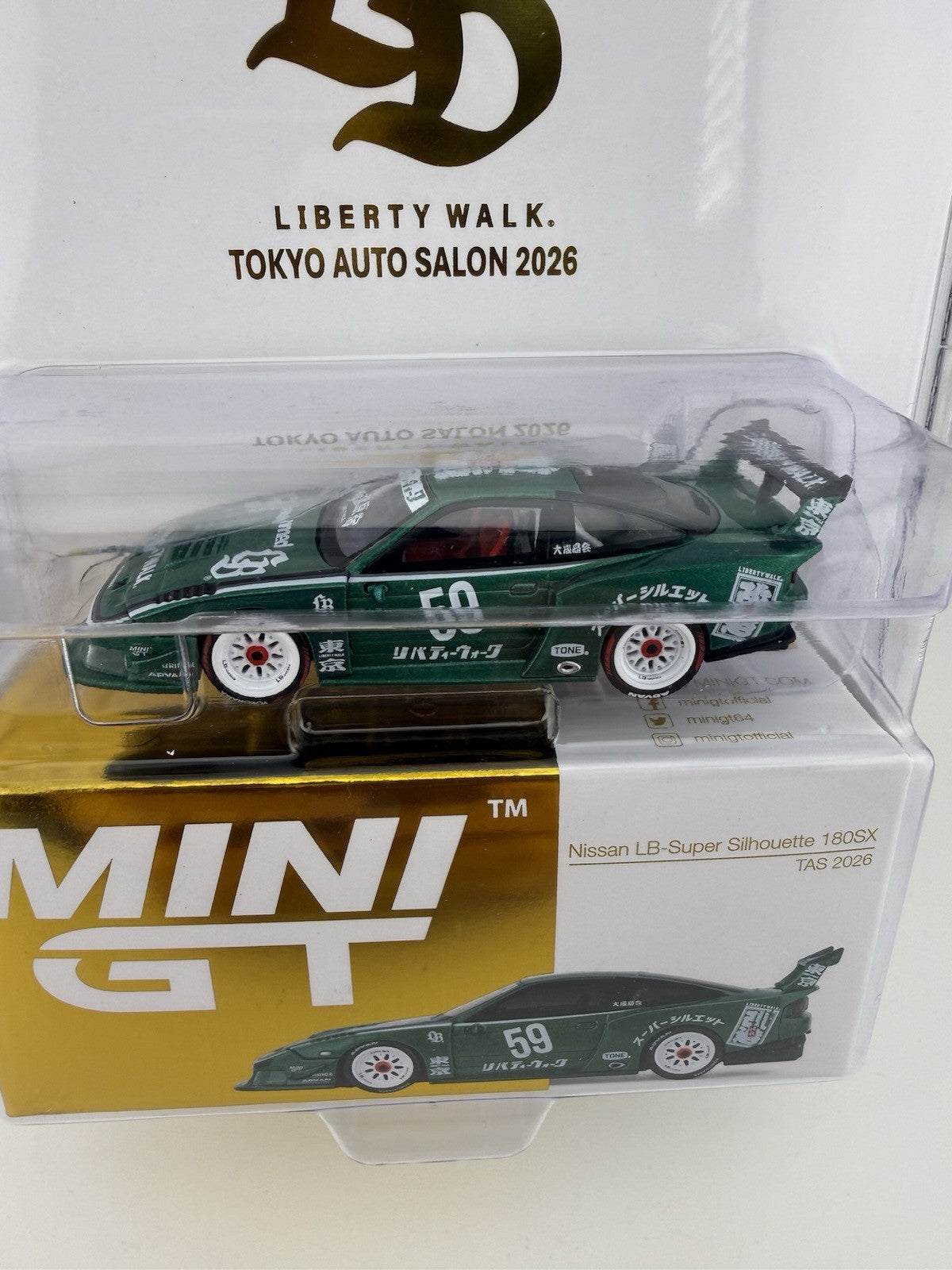 Nissan LB Super Silhouette 180SX by Mini GT MGT 01163 LBWK Package2