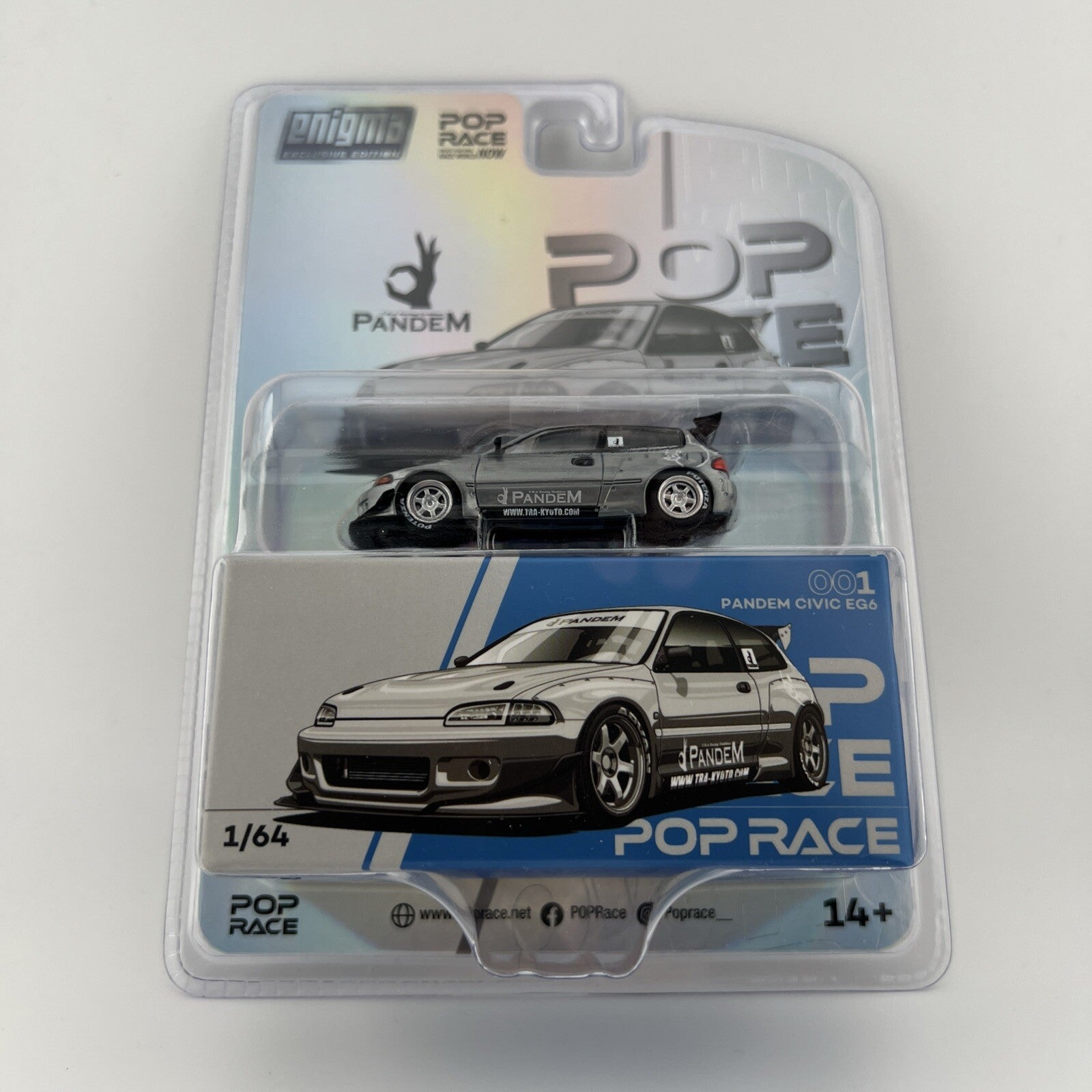 Pandem Civic EG6 Raw Metal   POPRACE PRE 001 CH0