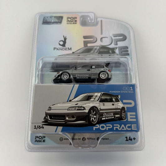 Pandem Civic EG6 Raw Metal   POPRACE PRE 001 CH0