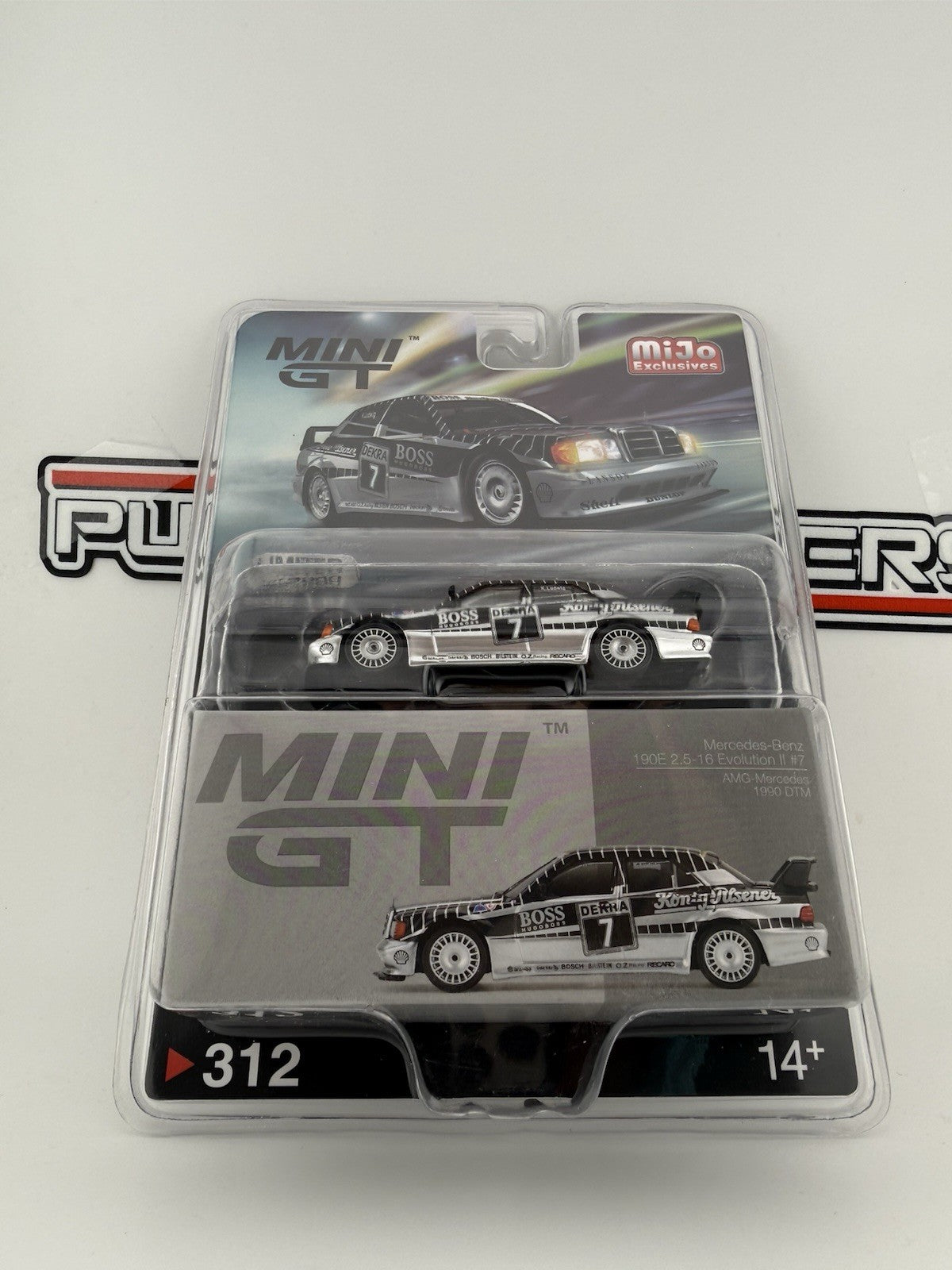 Mercedes Benz 190E 2.5 16 Evolution II #7 AMG 1990 DTM   Mini GT MGT 003121