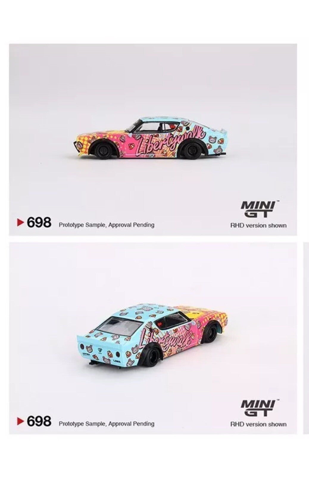LBWK Packaging   Nissan Skyline Kenmeri Liberty Walk   Mini GT 006984