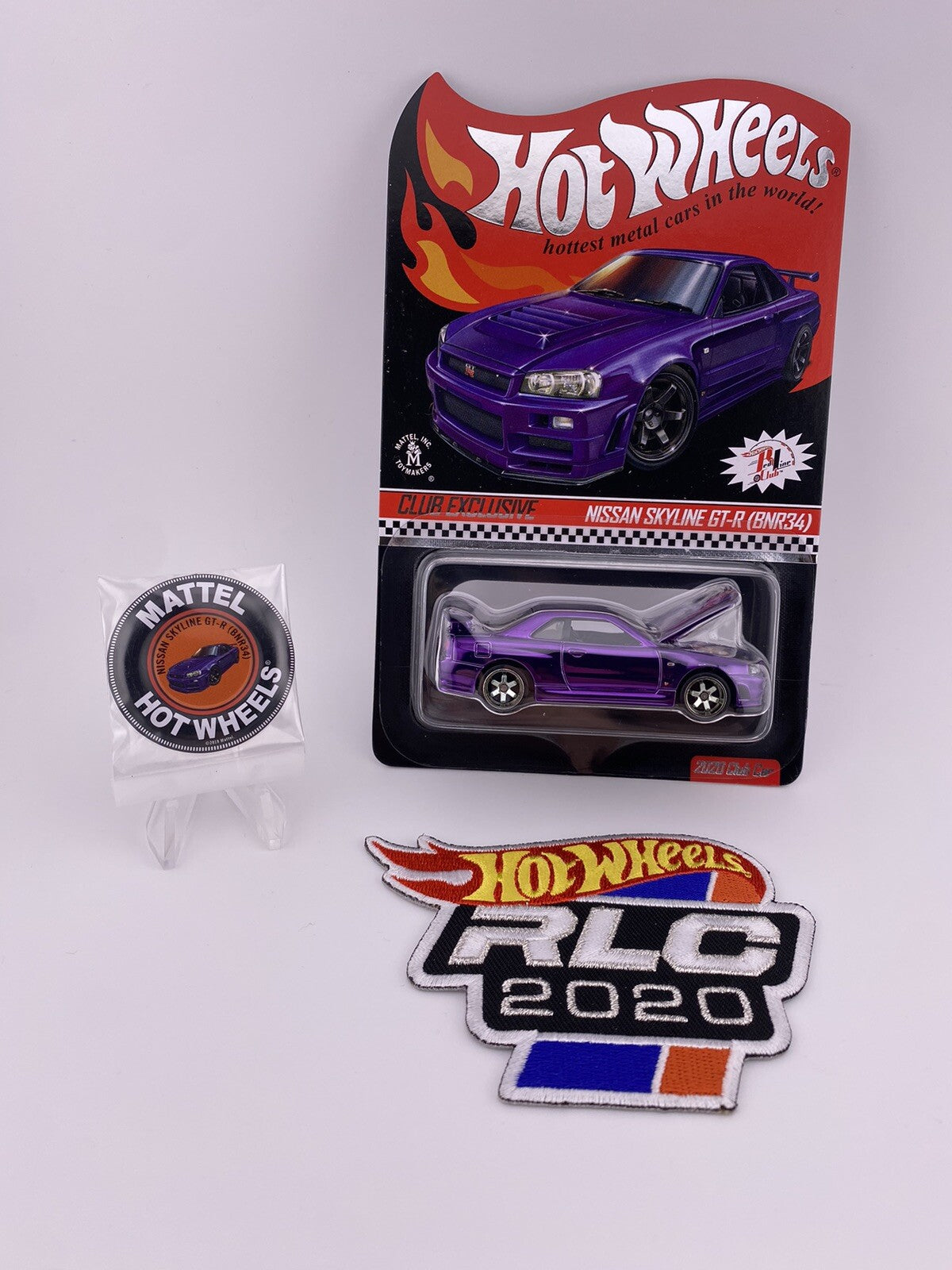 Nissan Skyline GT R (BNR34)   Purple   Hot Wheels   RLC  Spectraflame Purple / 20