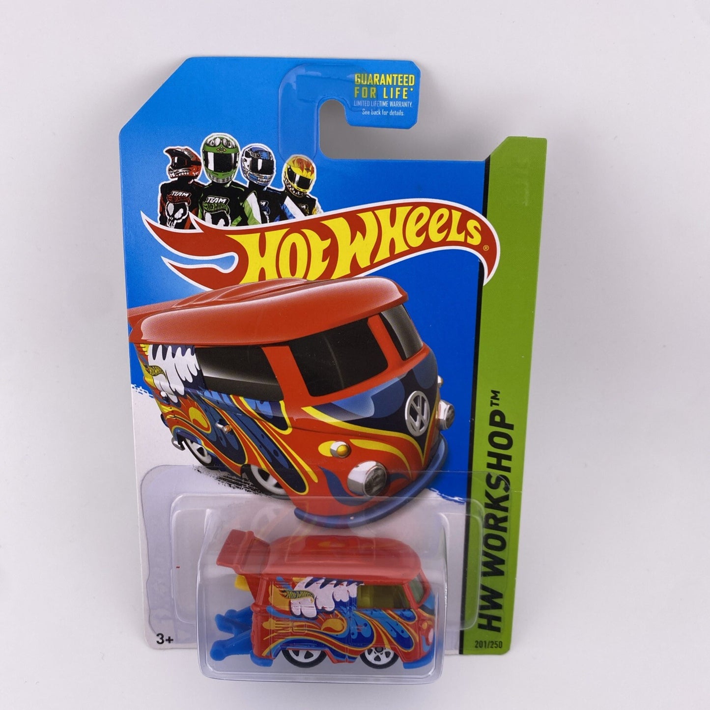 Hot Wheels HW Workshop Red Volkswagen Kool Kombi Toy Car 201/250 in Protector2