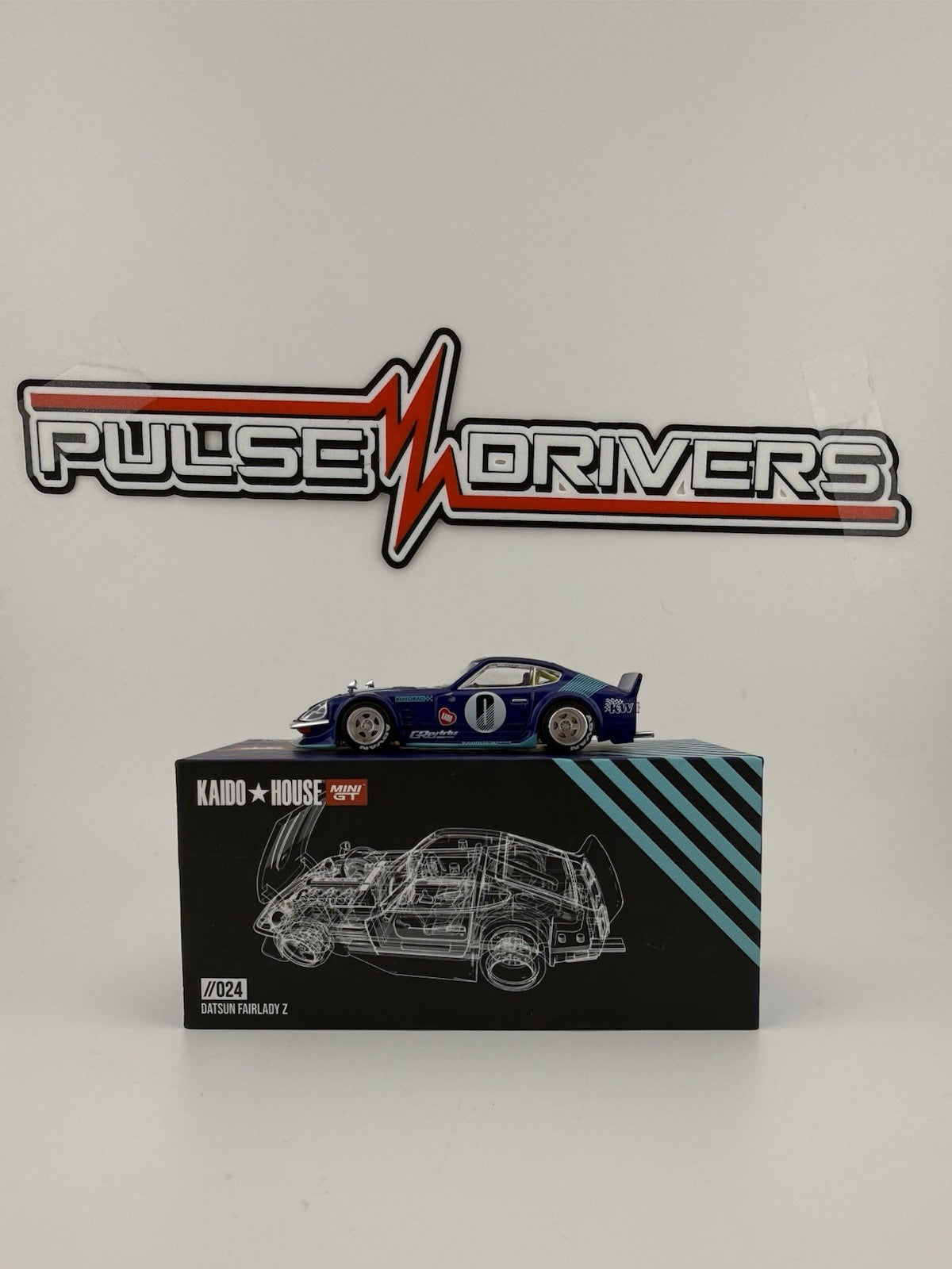 Datsun Fairlady Z Kaido House GT Blue Kaido House KHMG 024 Kaido GT V1 Open Box1