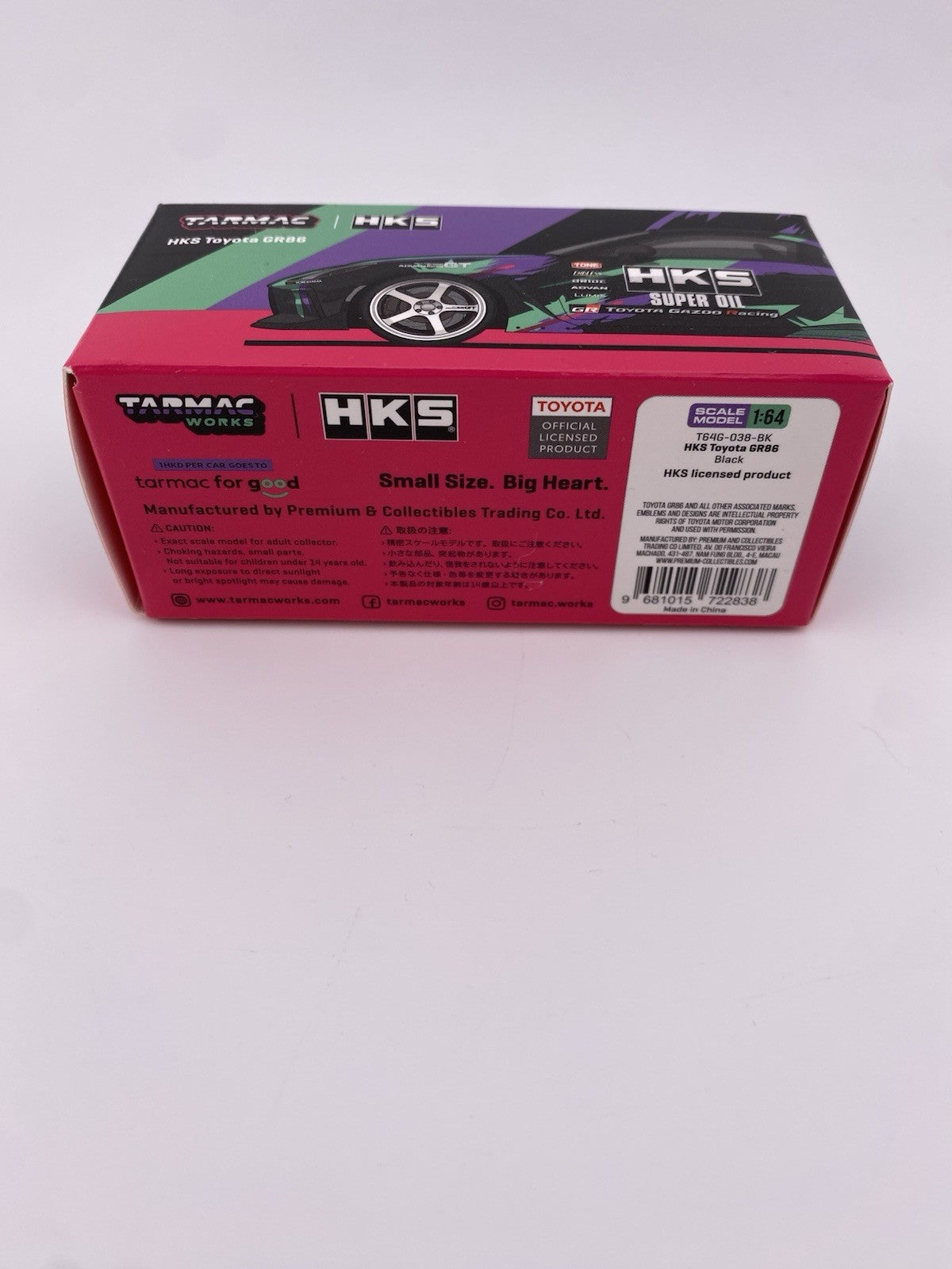 Tarmac Works Toyota GR86 Black HKS Global64 T64G 038 BK Open Box5