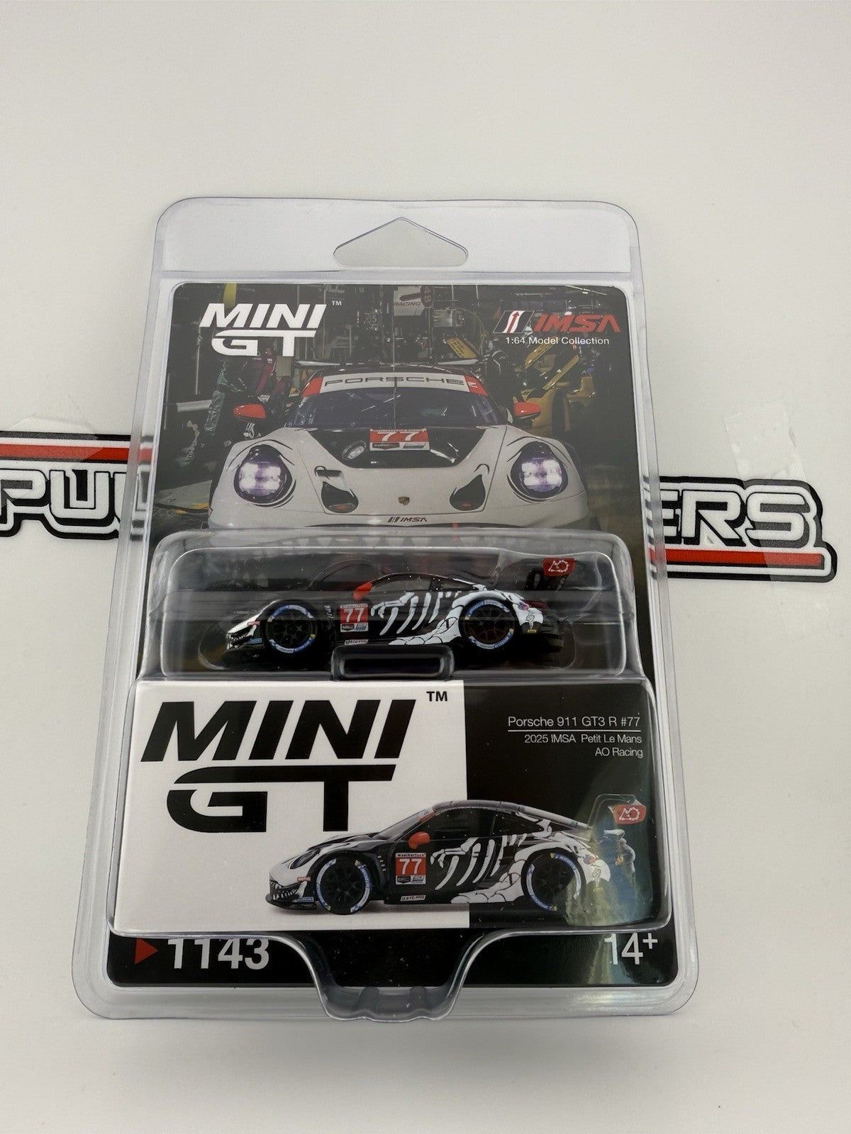 PORSCHE 911 GT3 R #77 Skeleteon Rexy PETIT Le Mans 2025 MINI GT MGT 011430