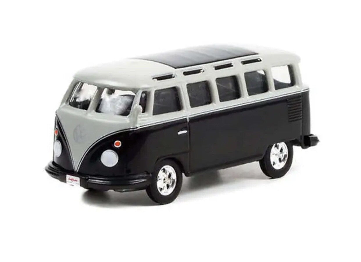 1962 Volkswagen Type 2 (T1) Custom Bus Black and Gray with Silver Stripes (Lo...0