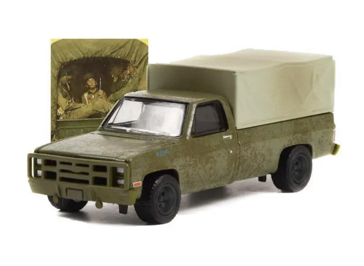 1984 Chevrolet M1008 w/ Cargo Cover Diecast 1:64 Norman Rockwell Series 47