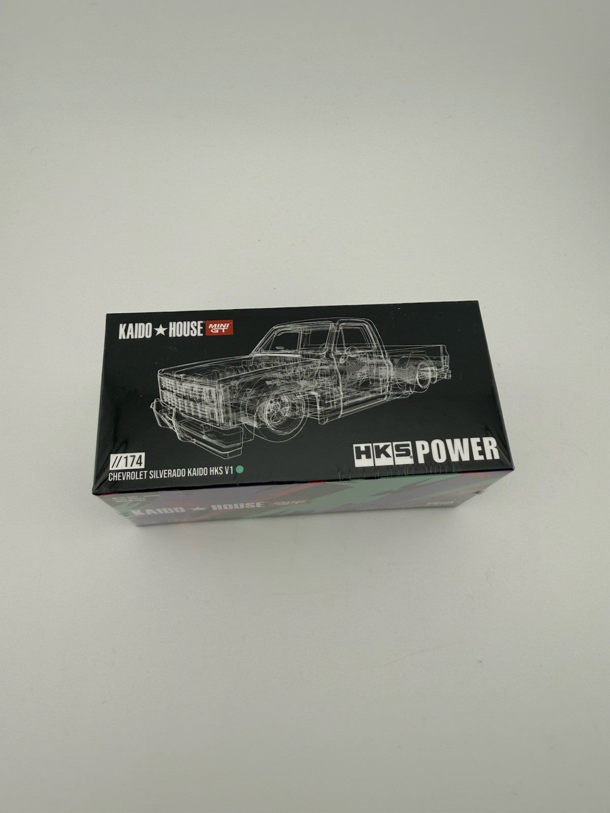 Chevrolet Silverado HKS V1 Kaido House x Mini GT 174   Sealed Box2