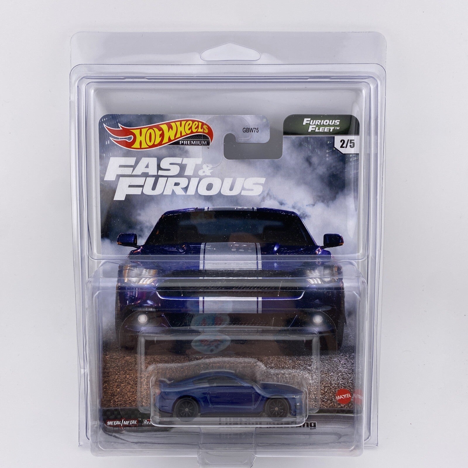 Custom Mustang   Blue   Hot Wheels   Furious Fleet 2 of 5 in Protector5