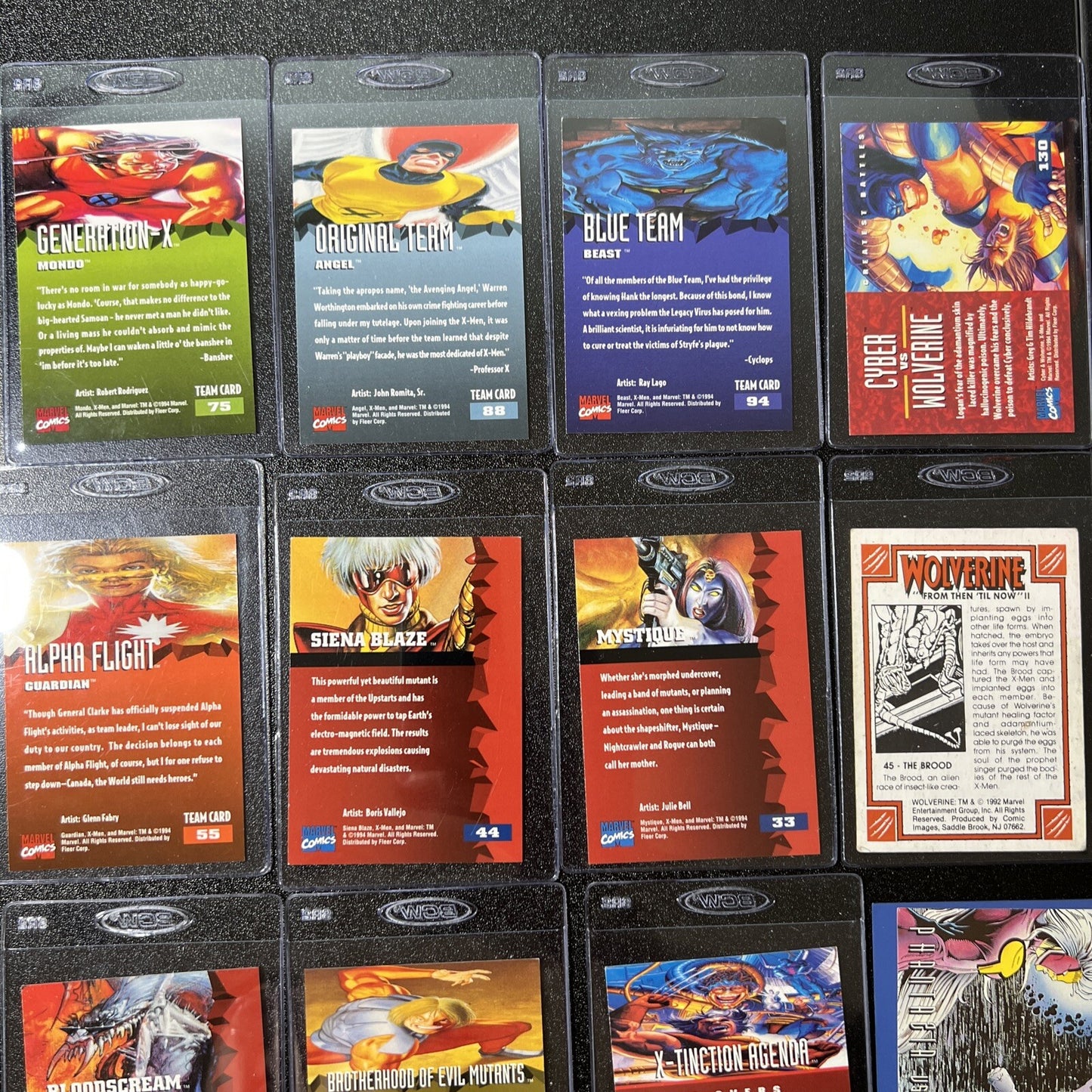 X Men 95 Fleer Ultra Trading Cards Lot of 1013