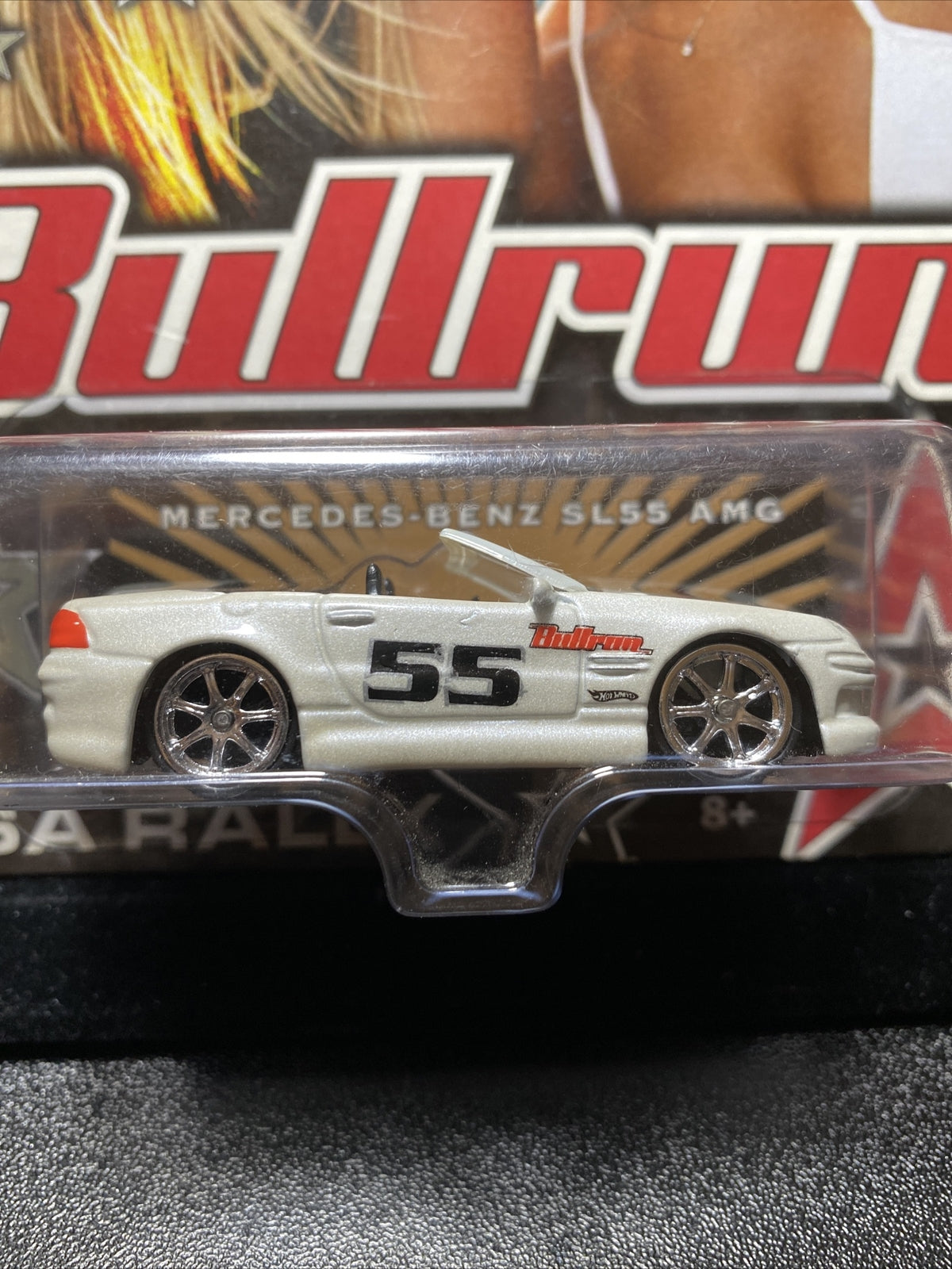 Mercedes Benz SL55 AMG   Hot Wheels Bullrun   USA RALLY1