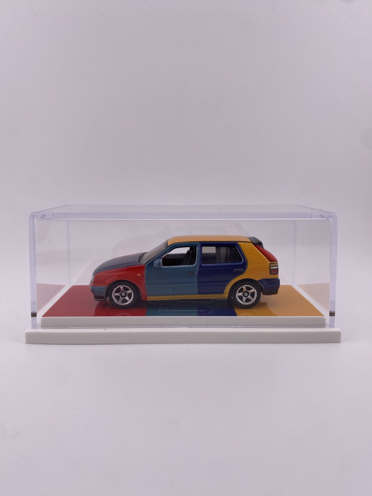 1995 Volkswagen Golf MK3 Multicolor   Matchbox COLS 2024 T21A Open Box0