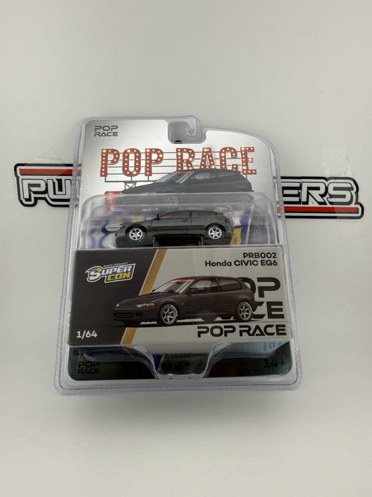 Honda Civic EG6 - Pop Race PRB002 2026 Diecast Supercon Exclusive Las Vegas Car0