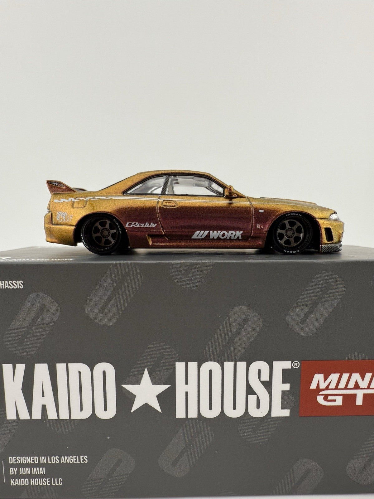 Nissan Skyline GT R (R33) Magic Bronze Kaido House LTDEDN KHMG075 and 1 Pin/Case4
