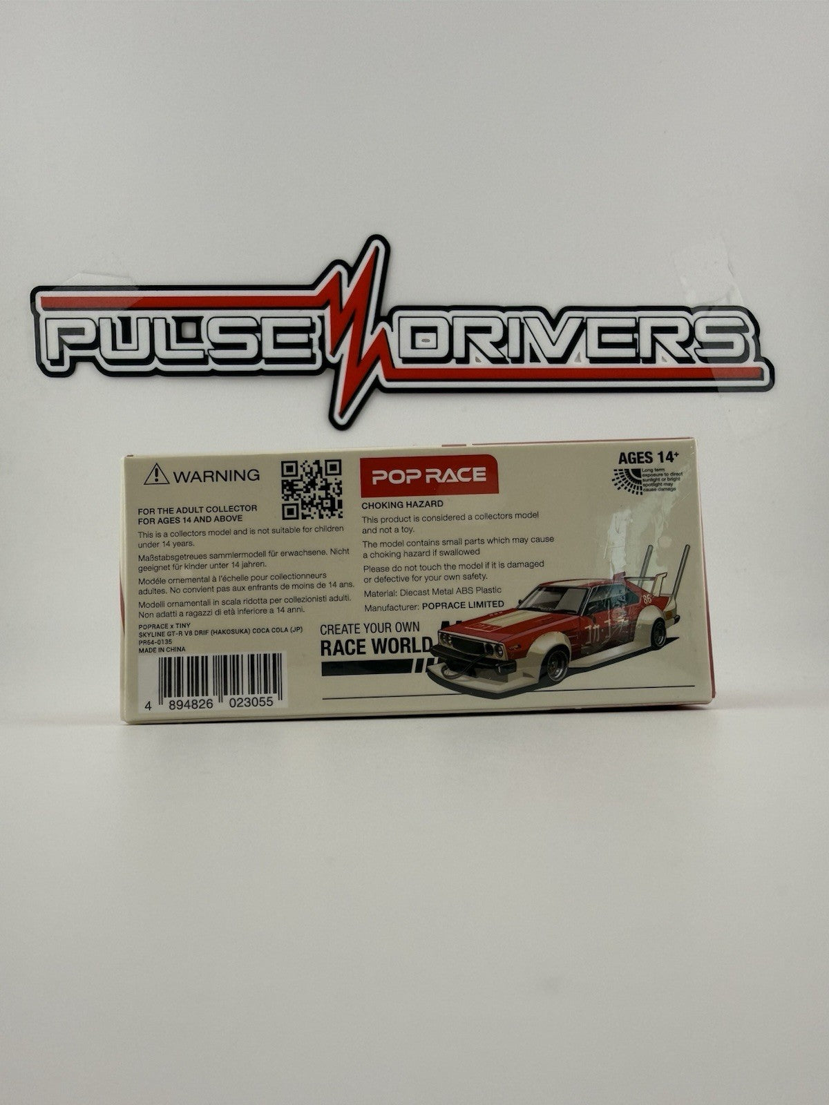 Skyline C210 Bosozoku Style Red / Vanilla - POPRACE PR64-0135 Coca Cola Japan4