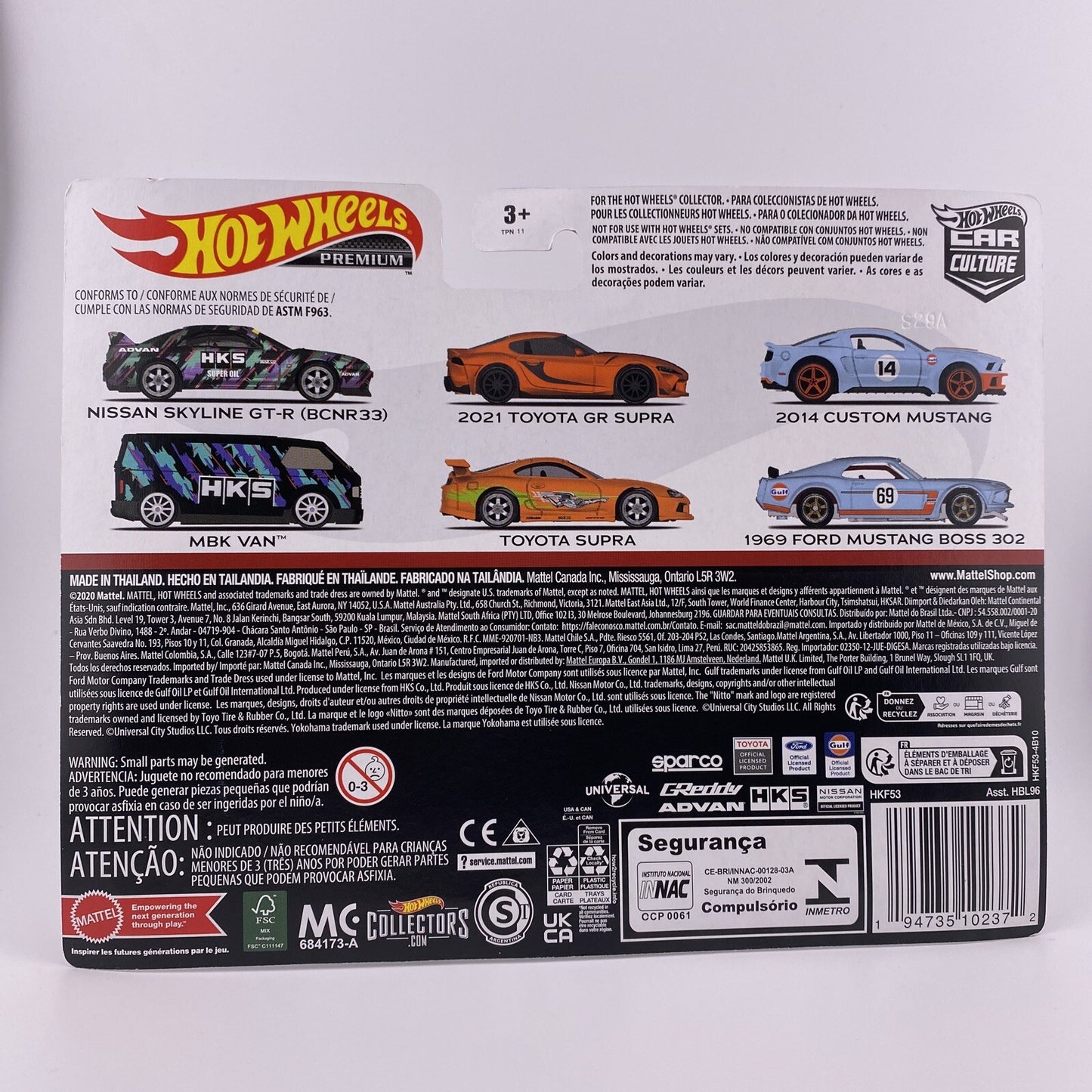 Hot Wheels Premium MBK Van And Nissan Skyline GT R BCNR33 2 Pack 20235