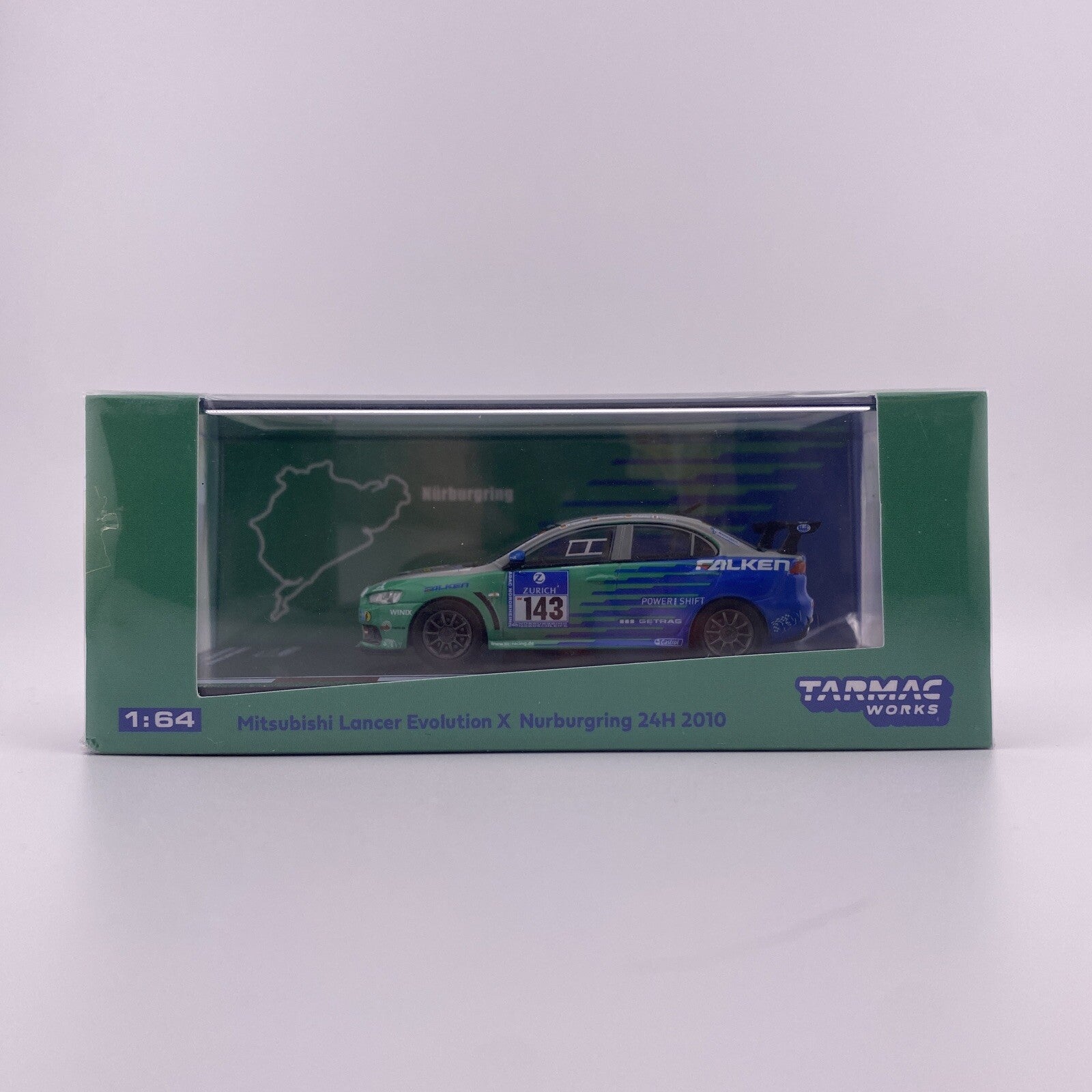 Mitsubishi Lancer Evolution X   Falken   Tarmac Works   Nurburgring 24H 20100