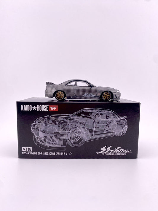 Chase   Nissan Skyline GT R (R33) Kaido House Active Carbon R Mini GT KHMG 1160