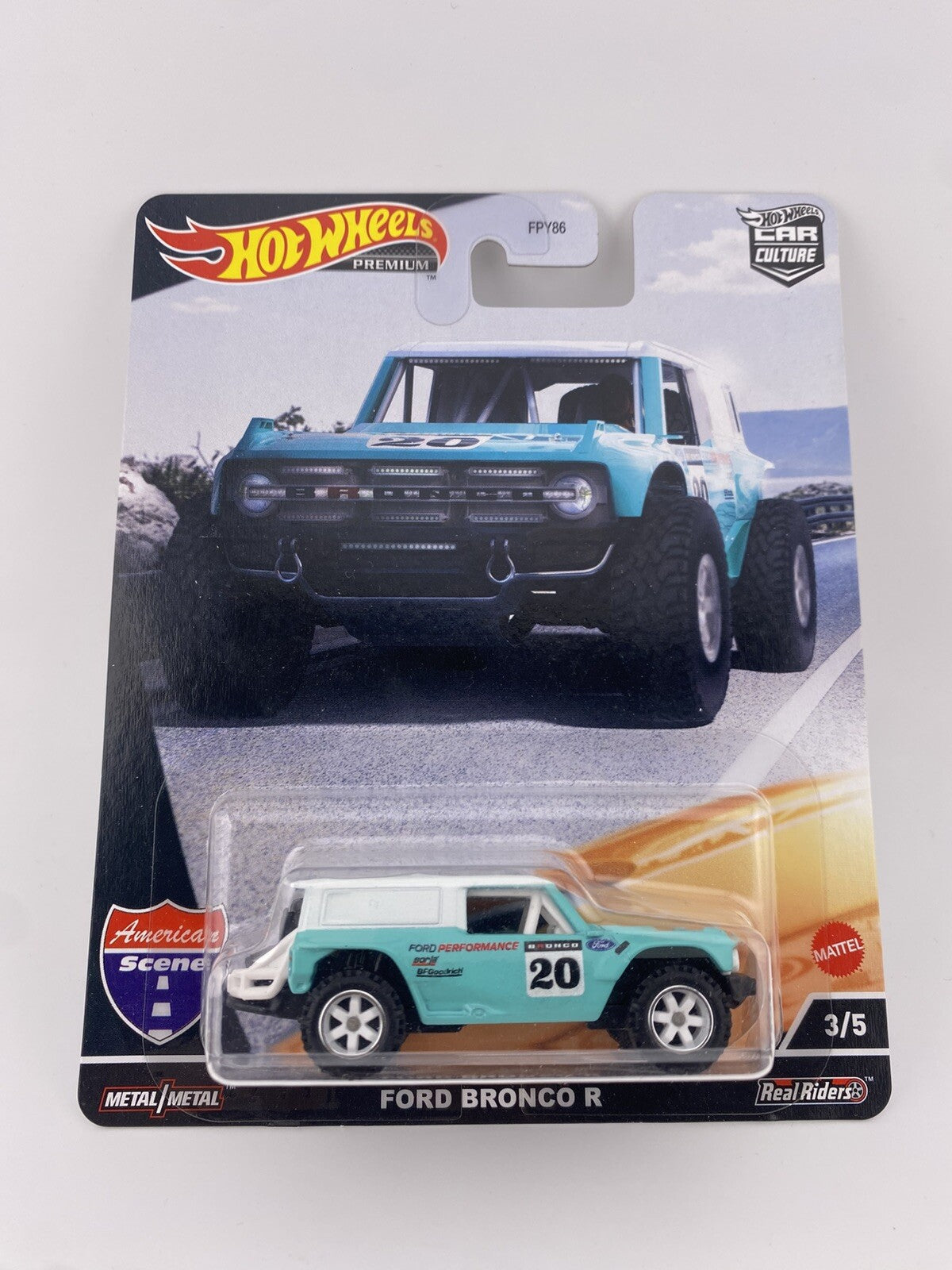 Ford Bronco R   Hot Wheels Premium 2022 Car Culture American Scene in Protector0