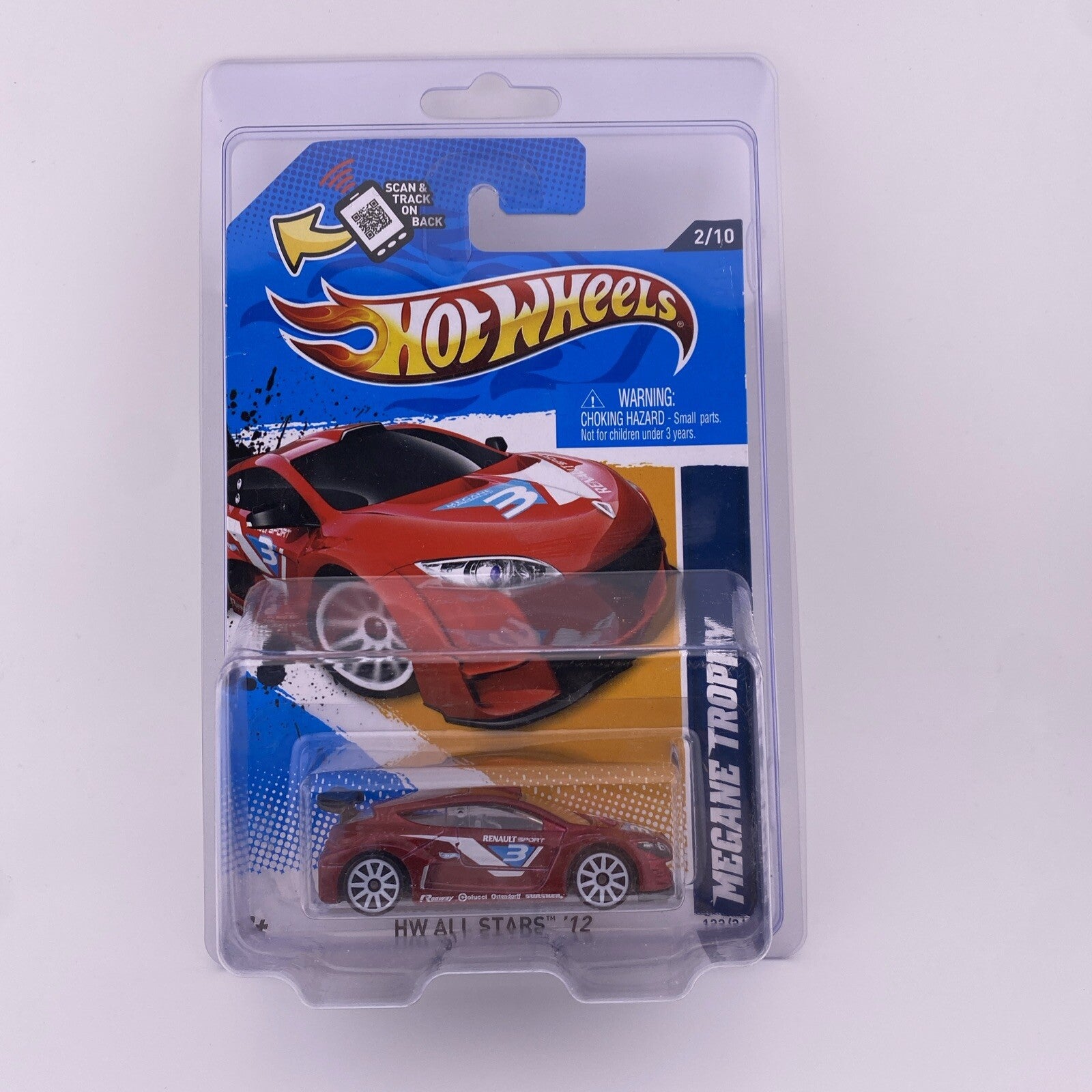 Renault Megane Trophy Metaflake Dark Red   Hot Wheels 2012 All Star IN PROTECTOR3