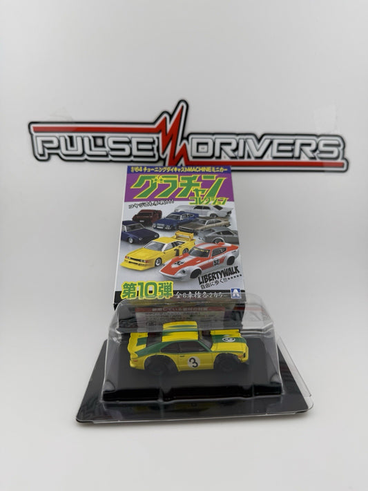 Mazda RX 3 Liberty Walk LBWK   Aoshima  1/64 Grachan Collection Part 100