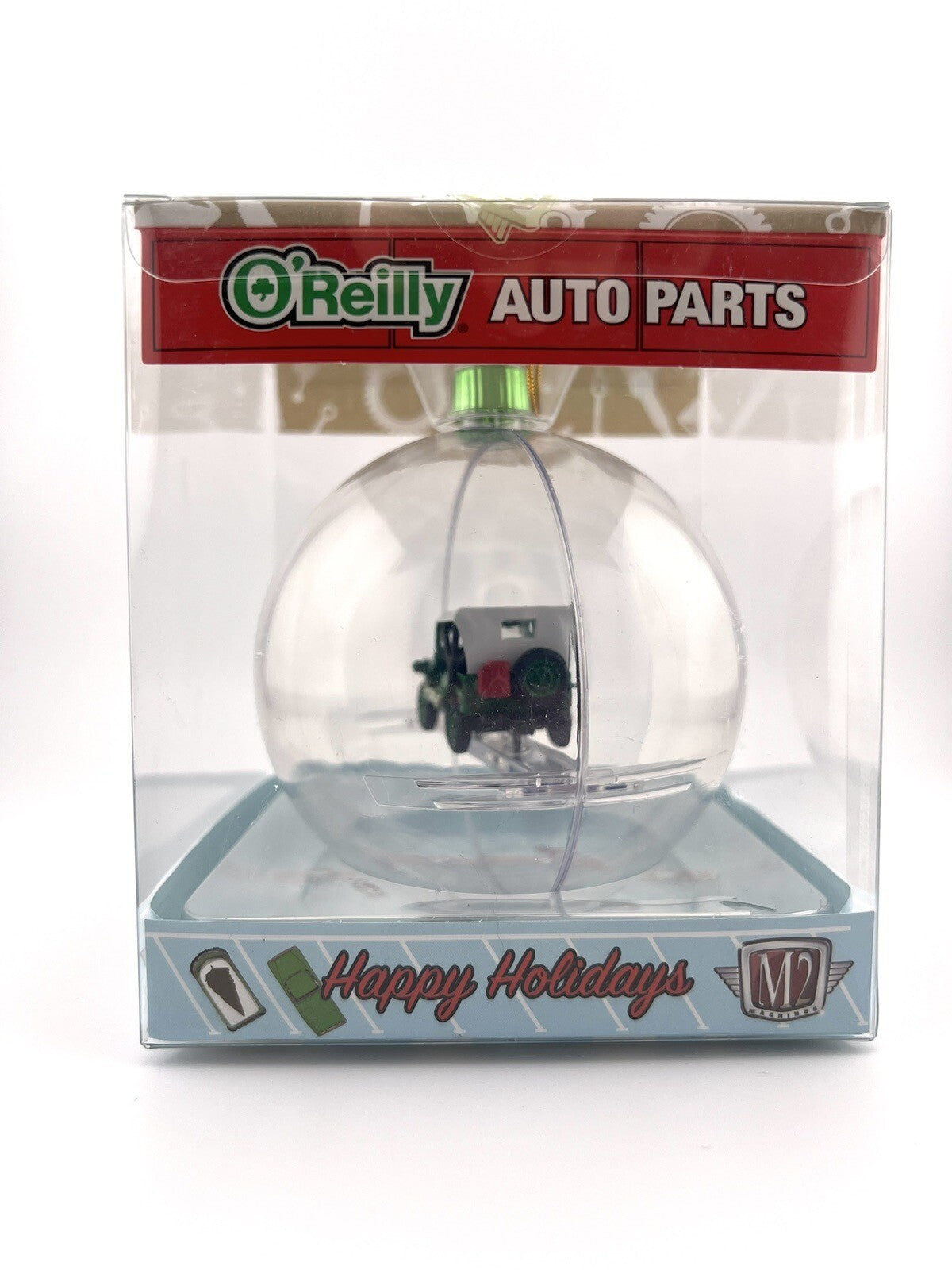 M2 O'Reilly Exclusive 2022 Christmas Ornaments 1944 Jeep MB New2