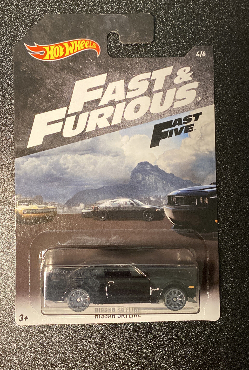 Hot wheels fast and furious fast five Nissan skyline 5/6 in Card Protector7