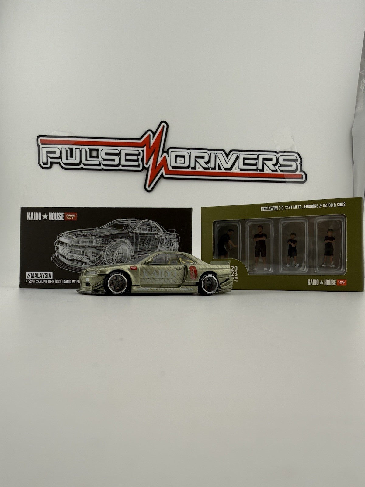 Nissan Skyline GT R Kaido House   Kaido House KHMG 058 w/ Figures MDX 2023 Open5