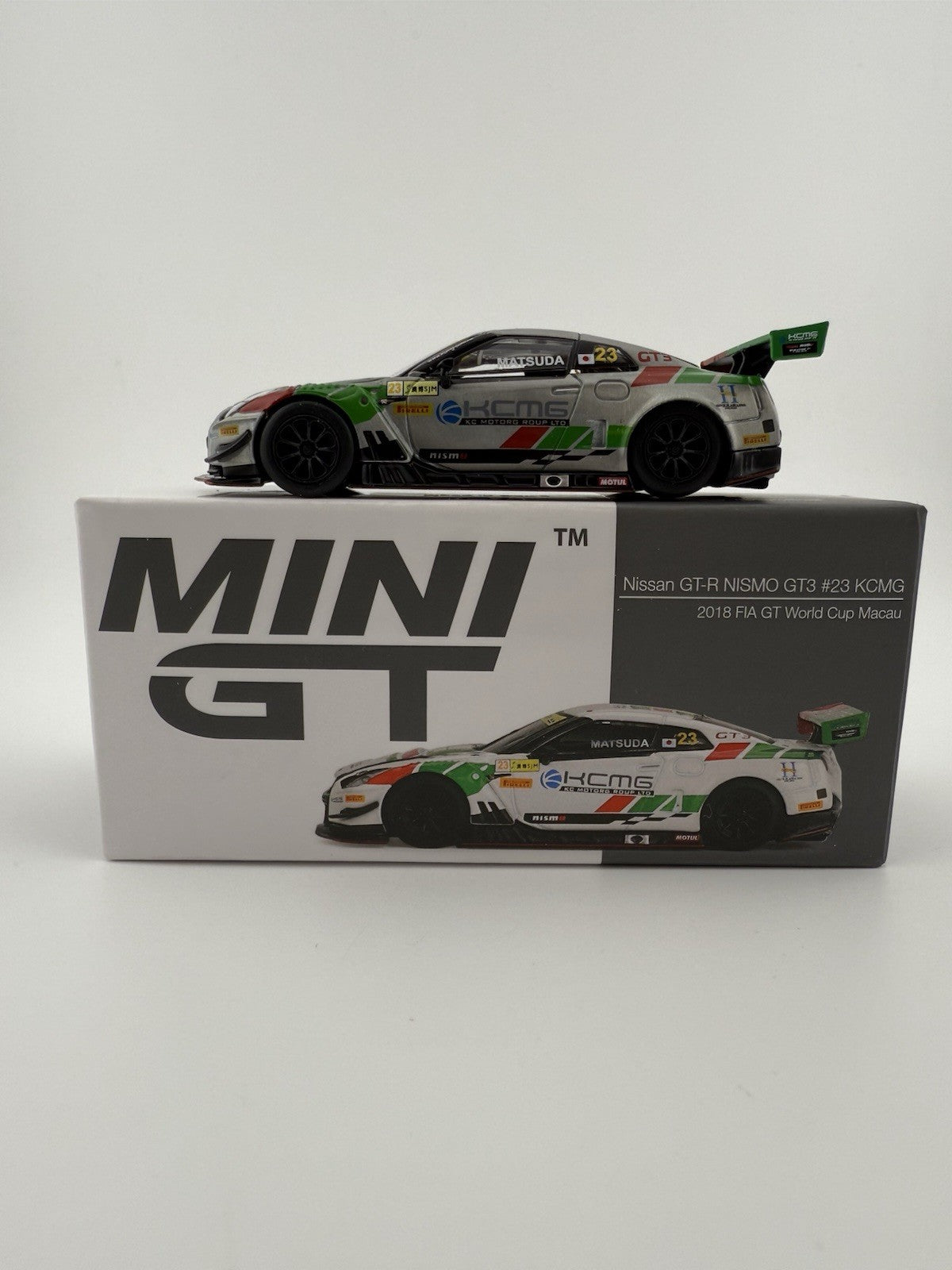 Chase   Nissan GT R NISMO GT3 Mini GT MGT 00593 MJ 2018 FIA GT World Cup Macau0