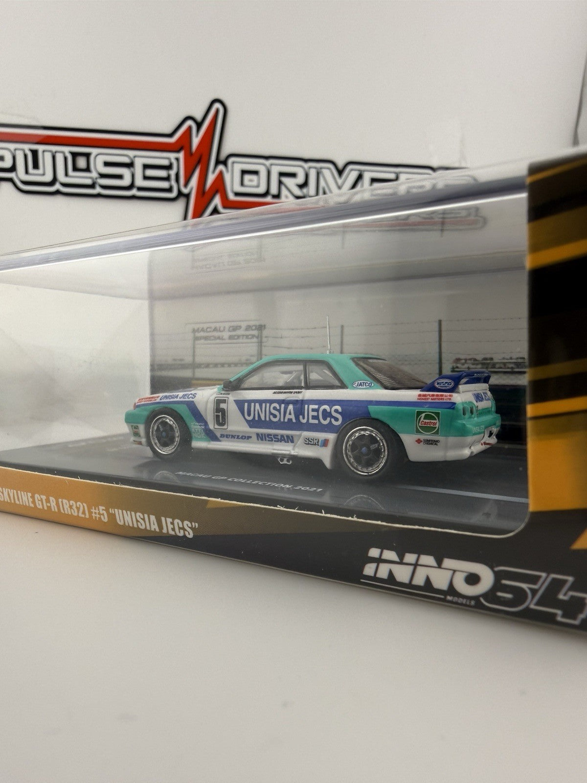 Nissan Skyline GT R (R32)   INNO64  UNISIA JECS Macau 1991 IN64 R32 MGP21HS5
