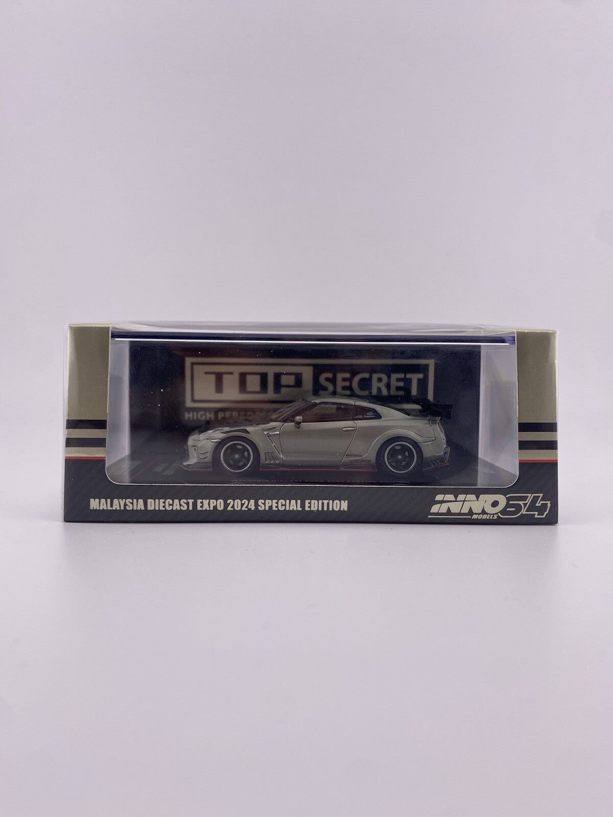 Nissan GT R (R35) Top Secret Silver   INNO64 IN64 R35TS MDX240