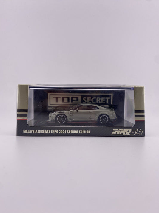 Nissan GT R (R35) Top Secret Silver   INNO64 IN64 R35TS MDX240