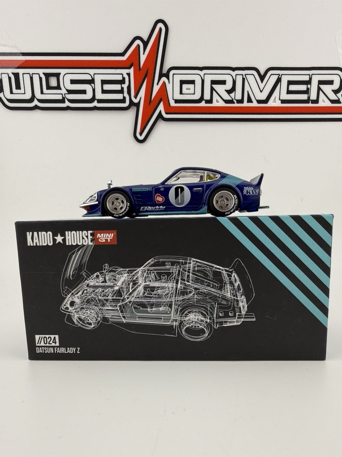 Datsun Fairlady Z Kaido House GT Blue Kaido House KHMG 024 Kaido GT V1 Open Box0